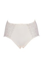 Champagnekleurige high waist slip