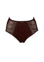 Donkerbruine high waist slip