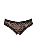 Gwen - Slip in micro - animalprint met kant - After Eden