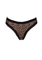 Gwen - String in micro - animalprint met kant - After Eden