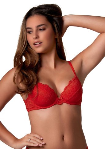 Molly - Voorgevormde kanten beugelbeha recycled